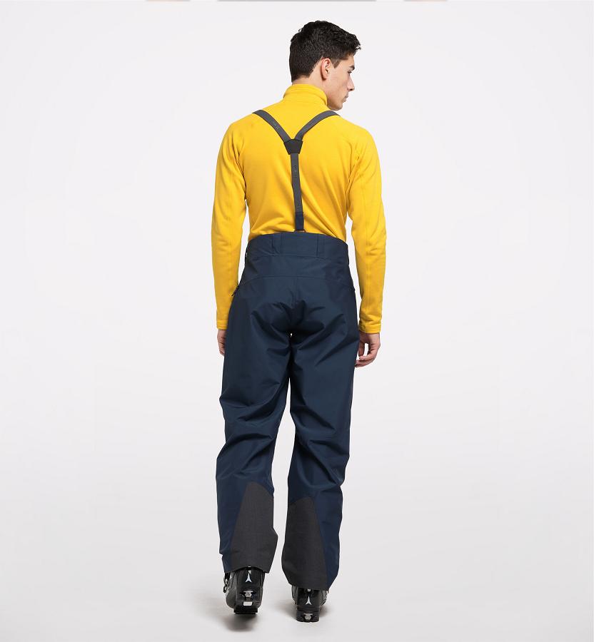 Haglöfs Mens Lumi Loose Ski Pants Dark Blue New Zealand 59812ZNMD